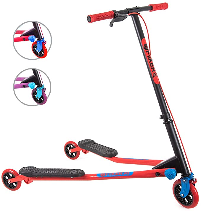 Yvolution Y Fliker Air A3 Kids Drifting Scooter | Swing Scooter for Boys and Girls Age 7  Year