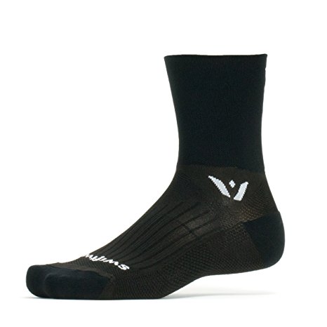 Swiftwick - PERFORMANCE FOUR, Quarter-Crew Socks for Cycling and Trail Running