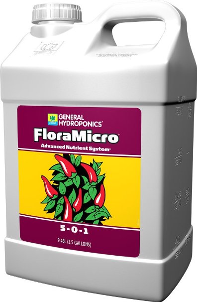 General Hydroponics FloraMicro, 2.5 Gallon