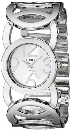 XOXO Women's XO5210 Silver-Tone Watch with Link Bracelet