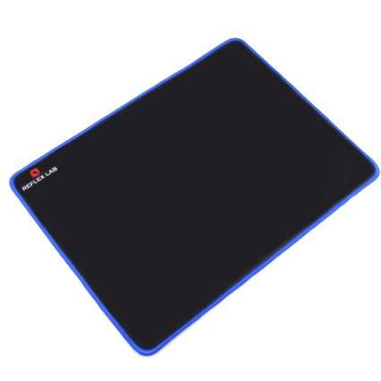 Reflex Lab Blue Big Gaming Mouse Pad Mat, Stitched Edges, Waterproof, Ultra Thick 5mm, Silky Smooth-15"x11" Mousepad