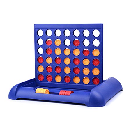 Amglobal Classic Family Connect 4 Game in a Row,Connect Four of Your Color To WIn,Board Game for Kids and Family