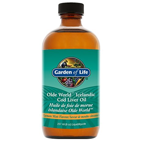 Garden of Life Olde World Icelandic Cod Liver Oil, 237ml, Lemon Mint