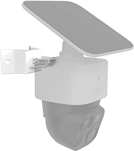 Corner Mount Bracket for Eufy Security SoloCam S340, Solar Panel Security Camera (White)