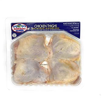 Bell & Evans, Chicken Thigh Bone-In Air Chilled Tray Pack Step 2