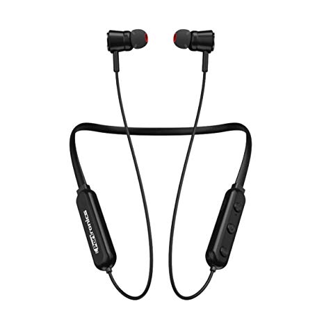 Portronics Harmonics 208 POR-923 Bluetooth Stereo Wireless Headset (Black)