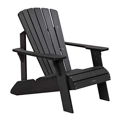 Lifetime 60284 Adirondack Chair, Black