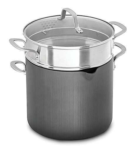 Calphalon 1932446 Classic Nonstick Stock Pot, 8 quart, Grey