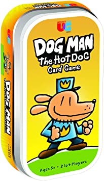 University Games Dog Man The Hot Dog Card Game for Ages 5 and Up, 2 to 4 Players Based on The Dog Man Books by Dav Pilkey (07011)