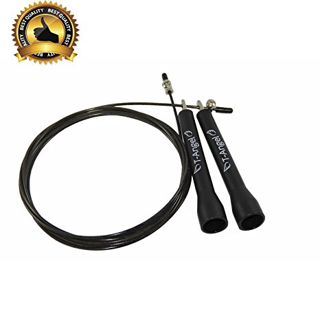 Buy Jump Ropes - Premium Quality - Adjustable, Speed Rope Best For Fitness - T-Angel - Outdoor Cable Protector - Easily Adjust to Fit Men and Women - BUY NOW