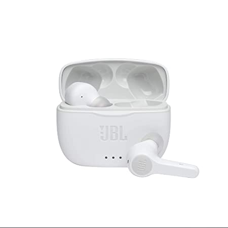 Jbl Tune 215Tws 5.0 Bluetooth Truly Wireless In Ear Earbuds With Mic With 25Hours Playtime, Dual Connect (White)