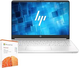 HP 2024 Flagship 14" Laptop with Free AI-Powered Microsoft 365 | 32GB RAM | 512GB External Drive & 64GB EMMC & 1TB Cloud Storage | Intel 4-Core Processor | 14" HD Display | Windows 11