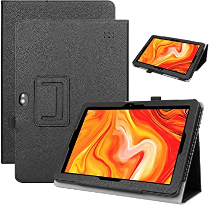KuRoKo Folio Case Cover Compatiable with Vankyo MatrixPad Z4/Z4 Pro 10 Tablet (Black)