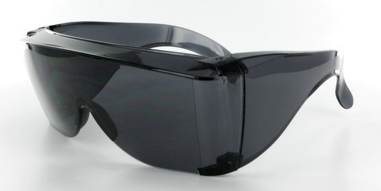 grinderPUNCH Cover-Ups Black Fit Over Sunglasses For People Who Wear Prescription Glasses in the Sun