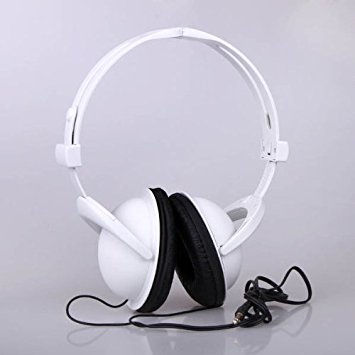 Neewer White Mix Style Portable DJ Stereo Earphone Headphone Hiphop For MP3 Mp4 PC CD