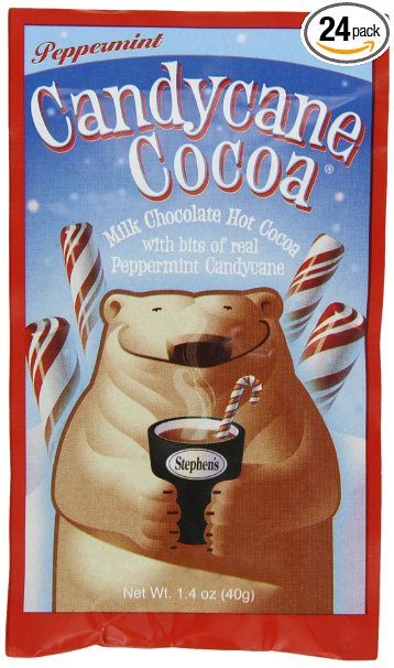 Stephen's Gourmet Candycane Hot Cocoa, 1.4-Ounce Packets (Pack of 24)