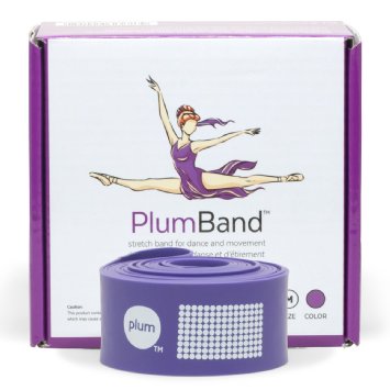 PlumBand - The Premium Ballet Stretch Band for Dancers and Gymnasts includes Instruction Booklet and Travel Bag