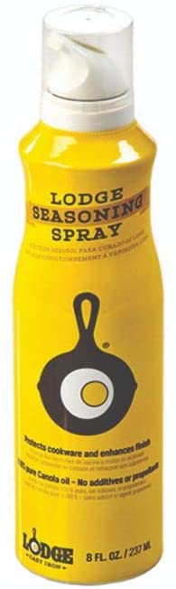 Lodge Seasoning Spray, 8 oz(A-Spray), Yellow