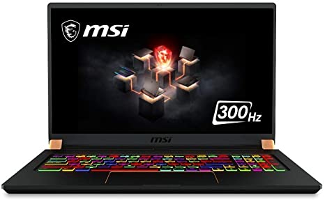 MSI GS75 Stealth 10SFS-644UK Core i7-10875H 16GB 1TB SSD 17.3 Inch FHD 300Hz GeForce RTX 2070 Super Max-Q 8GB Windows 10 Gaming Laptop