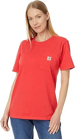 Carhartt Women's Loose Fit Heavyweight Short-Sleeve Pocket T-Shirt