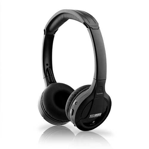 Eco ECO-V300-12152 3.5mm Bluetooth Stereo Headphones - Black