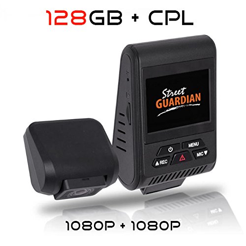 Street Guardian SG9663DC Dual Channel Dash Camera With 128GB MicroSD Card