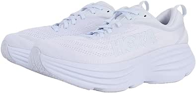 Hoka Men's Bondi 8 Sneaker, White/White, 9