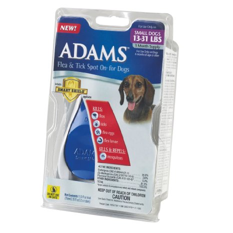 Adams Flea and Tick Spot On for Dogs