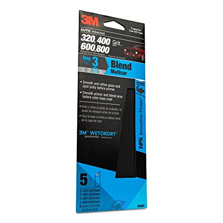 3M 32023 Imperial Wetordry 9" x 11" 1500 Grit Sheet