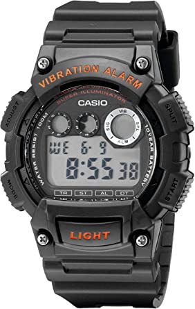 Casio Men's W735H-8AVCF Super Illuminator Black Watch