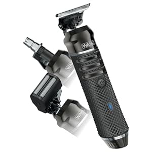 WAHL Pro Series High Visibility Skeleton Style Premium Waterproof Trimmer, Lithium-Ion Cordless USB Rechargeable with All in One Shaving & Close Cutting Beard Trimmer for Men with Near Zero Gap Blade, 3024849 (Limited Edition)