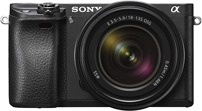 Sony ILCE6300M/B A6300 Mirrorless Camera with 18-135mm Lens SLR, Black