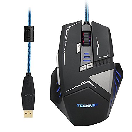 TeckNet 7000 DPI Programmable Gaming Mouse With 8 Buttons
