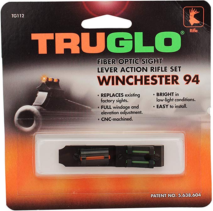 TRUGLO Fiber Optic Rifle Sight Set - Winchester 94 Red/Green