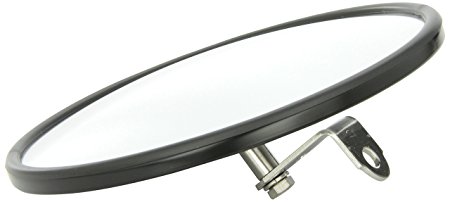 Grote 16032 Black 8 1/2" Convex Mirror with Center-Mount Ball-Stud