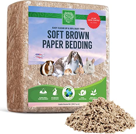 Small Pet Select Natural Premium Soft Virgin Paper Bedding, 56 L