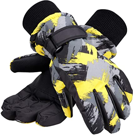 Galexia Zero Kids Winter Gloves Waterproof Boys Girls Snow Ski Gloves