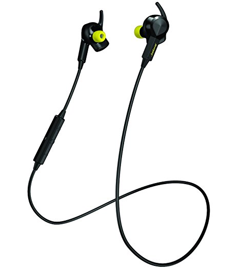 Jabra Sport Pulse Special Edition Wireless Bluetooth Stereo Earbuds with Built-In Heart Rate Monitor, Black