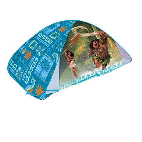 Play Hut Moana 2-in-1 Bed Tent, Teal, 72" x 35" x 35"