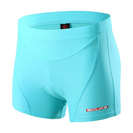 Souke Sports Cycling Shorts Women's 3D Padded Bicycle Bike Biking Underwear Shorts