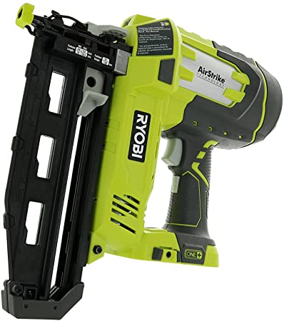 Ryobi P325 One  18V Lithium Ion Battery Powered Cordless 16 Gauge Finish Nailer (Battery Not Included, Power Tool Only)