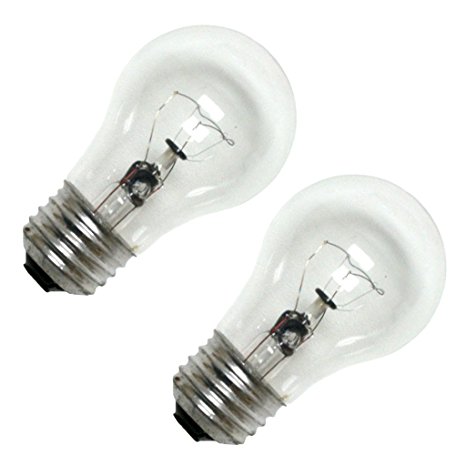 G E Lighting 44407 2PK 60W CLR Fan Bulb