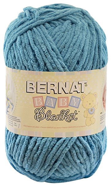 Bernat Baby Blanket Yarn, 10.5 Ounce, Baby Teal, Single Ball