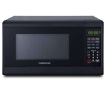 Farberware Classic FMO07ABTBKC 0.7 Cu. Ft. 700-Watt Microwave Oven, Black Matte