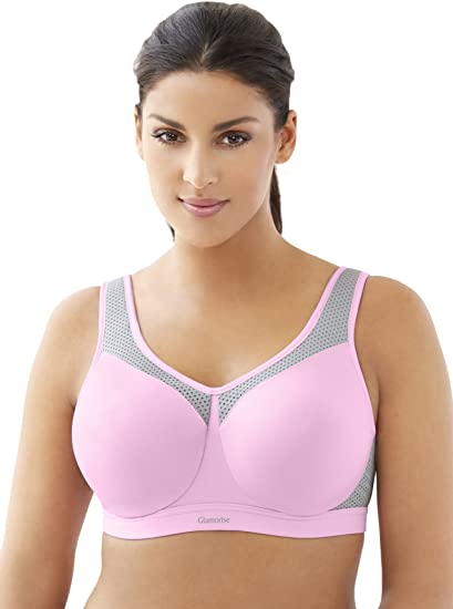 Full Figure Plus Size High Impact Wonderwire Sports Bra #9066