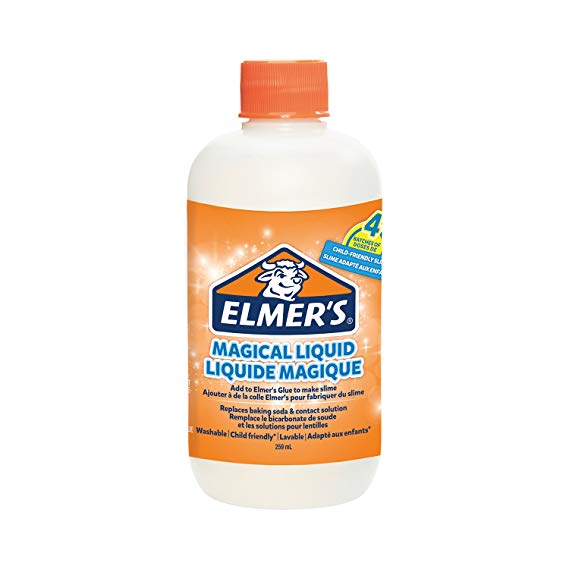 Elmer's Glue Slime Magical Liquid Slime Activator Solution, Ideal for Making Slime, Makes Four Batches of Slime, 259 ml