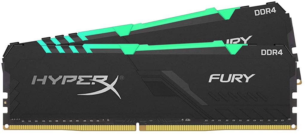 HyperX Fury RGB 32GB (2 x 16GB) 3600MHz DDR4 CL18 DIMM (Kit of 2) 1Rx8 HX436C18FB4AK2/32