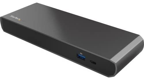 StarTech TB3DK2DPW Thunderbolt 3 Dual 4K Docking Station for Laptops Windows Only - Docking station - (Thunderbolt) - GigE