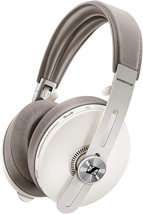 Sennheiser Momentum 3 Wireless Noise Cancelling Headphones with Alexa built-in, Auto On/Off, Smart Pause Functionality and Smart Control App, Sandy White