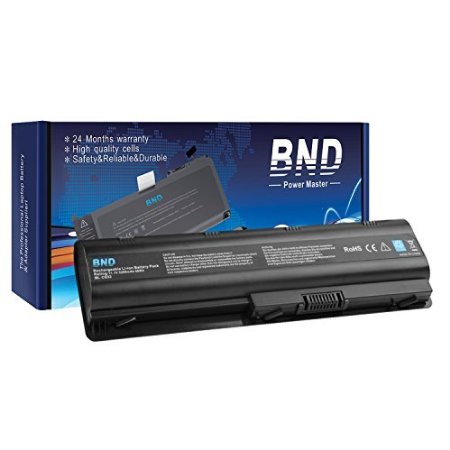 BND High Performance with Samsung Cells Laptop Battery for HP G32 G42 G42T G56 G62 G72 G4 G6 G6T G7 Compaq Presaio CQ32 CQ42 CQ43 CQ430 CQ56 CQ62 CQ72 Series  HP Envy 17 HP Pavilion DM4 DV3-4000 DV5-2000 DV6-3000 DV6-6000 DV7-4000 DV7-6000 Series- fits PN MU06  593553-001  593554-001  MU09  WD548AA  WD549AA  WD548AAABB  HSTNN-LB0W  636631-001  593550-001  586006-361  586006-321 - Same Size and Shape as an OEM Battery - 24 Months Warranty 6-Cell 5200mAh58Wh